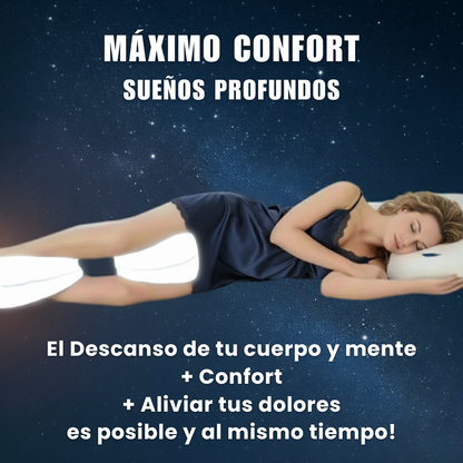 ALMOHADA PARA PIERNAS. Descansa por la noche y vive tu día a pleno!