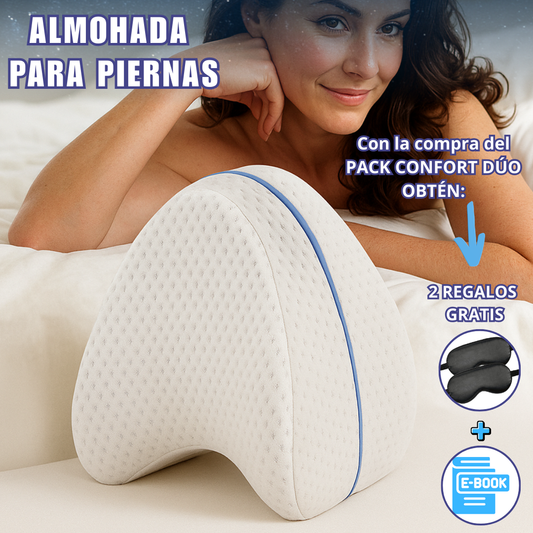 ALMOHADA PARA PIERNAS. Descansa por la noche y vive tu día a pleno!